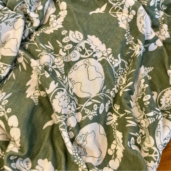 Kate Quinn World Peace Bootie Skirt 6-9 Green Soft Bamboo - Picture 2 of 3